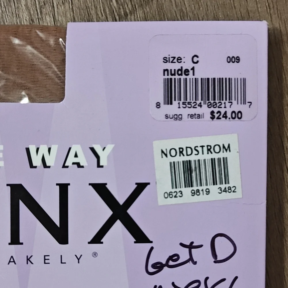 Spanx All The Way Pantyhose Women Size C Nude1 Super Tummy Control Sheer Hosiery